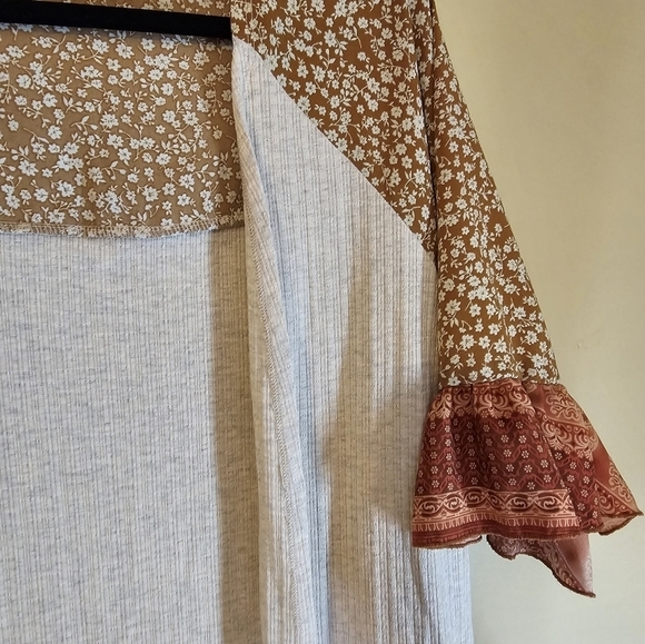 Maurices Ditzy floral print Lightweight cardigan top Size Small - Picture 7 of 9